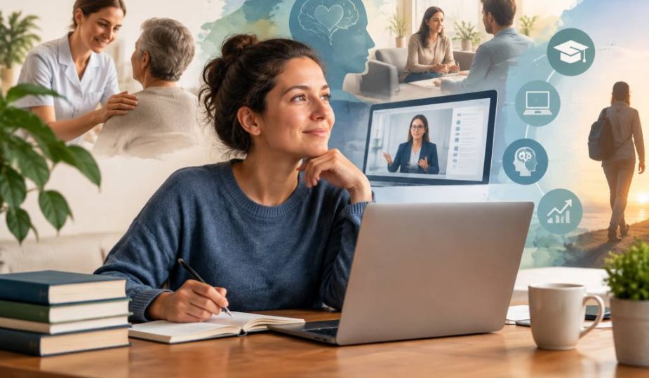 Aide médico psychologique formation : guide pour choisir la meilleure formation en ligne et réussir sa reconversion professionnelle