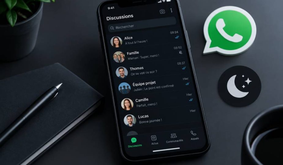Fond noir WhatsApp : comment l’activer sur votre téléphone
